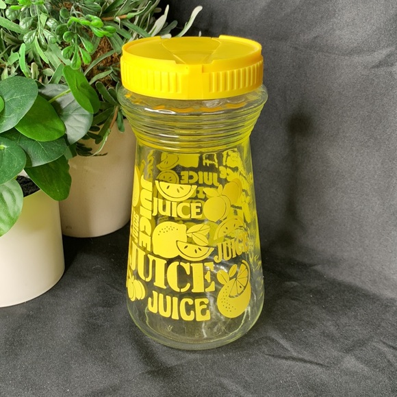Vintage 1970’s 24oz Lemon Juice jar / carafe - Picture 3 of 8